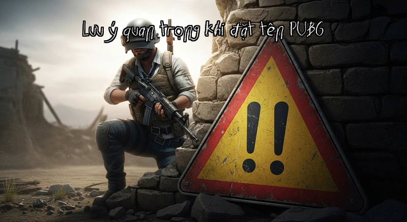 Cảnh báo khi dùng tên PUBG ký tự đặc biệt