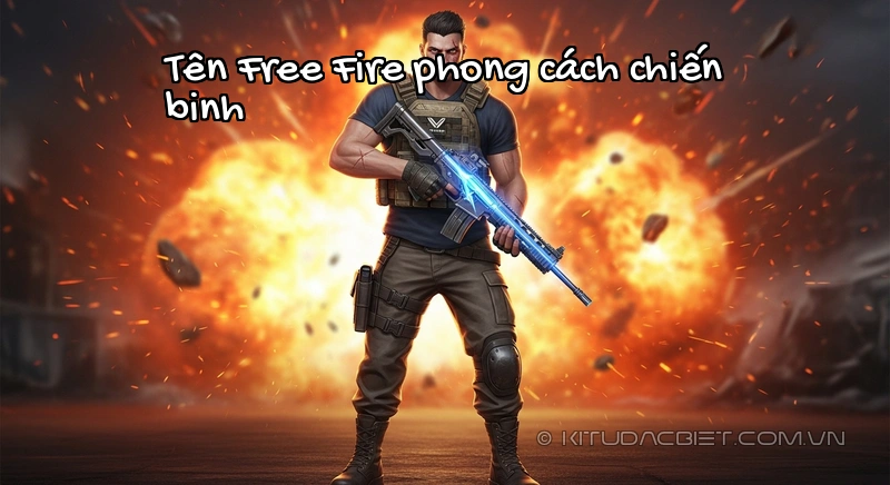 Chiến binh Free Fire với tên ký tự đặc biệt