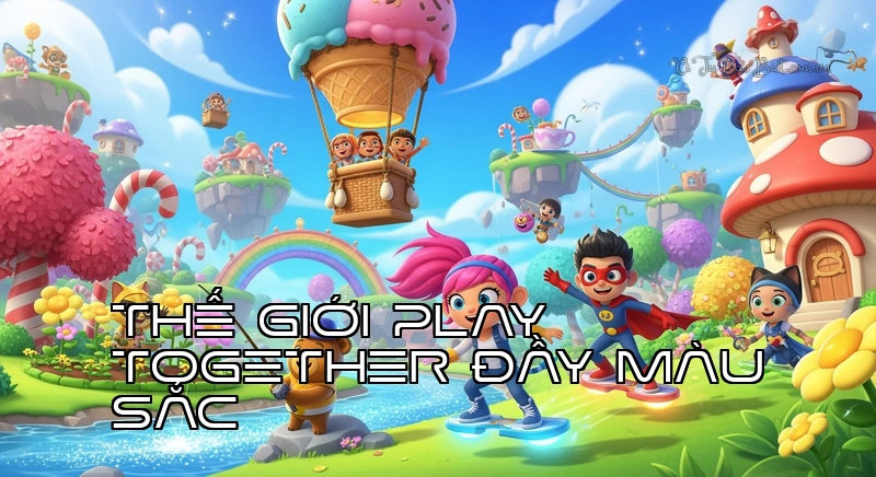 Các nhân vật Play Together vui vẻ chơi cùng nhau